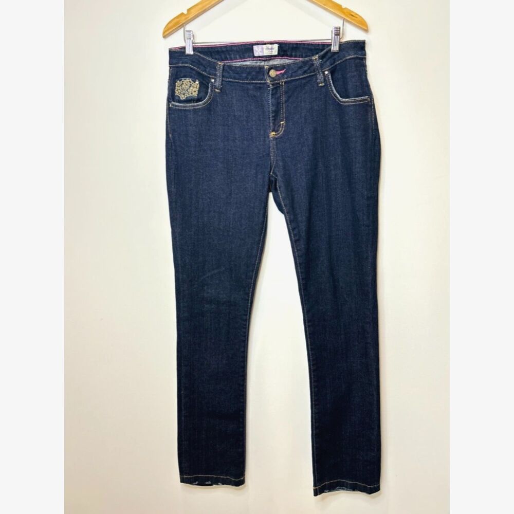 Twenty X Houston Slim Fit Dark Wash Jeans Size 34x34 13/14 -j23
